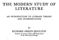A 1915 book by Chicago's "Professor of Literary Theory."
